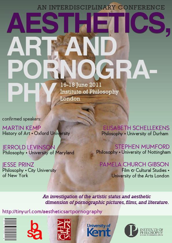 Artistic Pornography - 16-18 June: Aesthetics, Art, and Pornography â€“ ARC